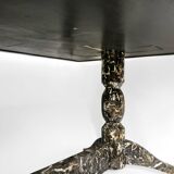 Maitland-Smith Tessellated Brown Marble Dining Table 1970s 1980s