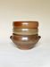 Set of three stoneware bowls
