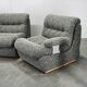 1970s Czechoslovak Space Age Four-Piece Sculptural Modular Sofa