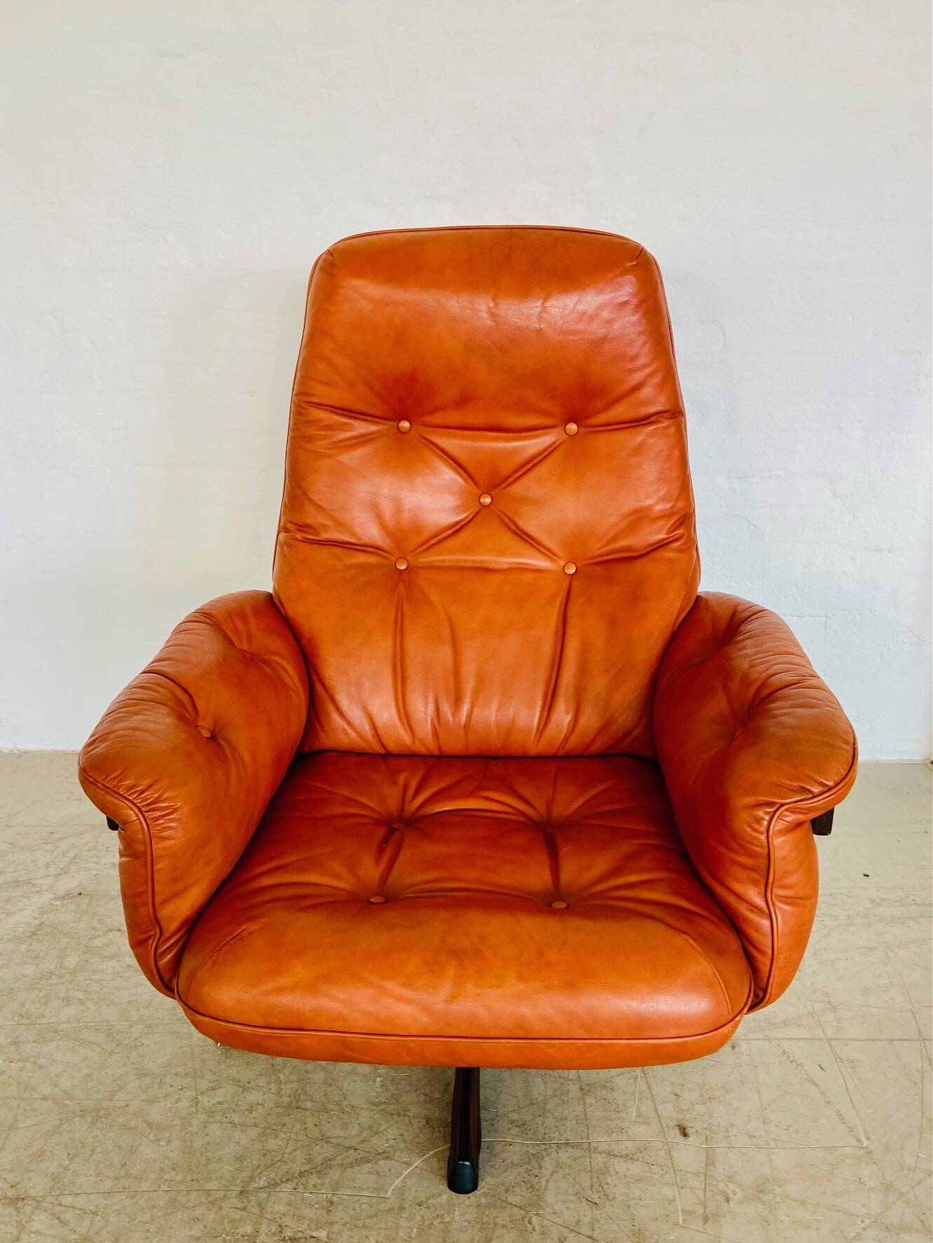Vintage Danish mid-century Gote Mobler reclining lounge chair 1970s