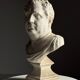 Buste de Vitellius en plâtre romain, 20e siècle.