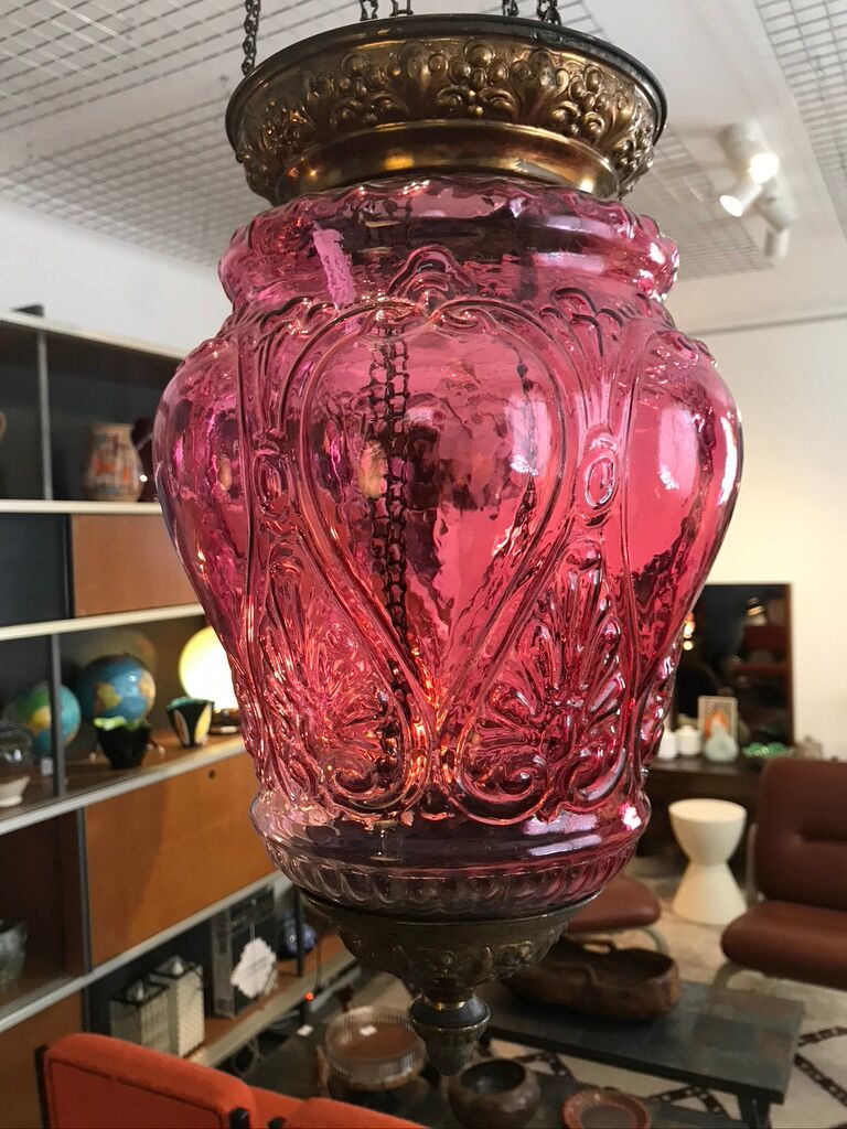 Blown glass suspension XIX