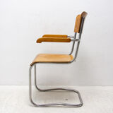 Modernist B43F tubular desk chair by Mart Stam, 1950s