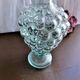 Decanter shaped bunch of grapes from Vetreria Estrusca Italy vintage