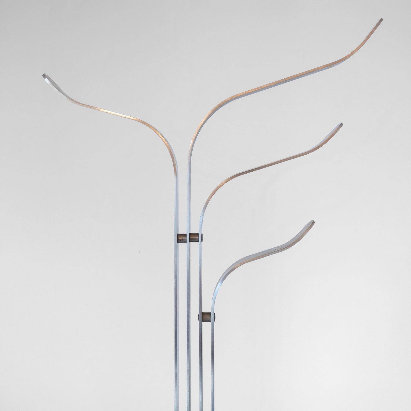 Midcentury modern sculptural Italian coat rack, Acerbis design