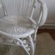 Peacok rattan armchair