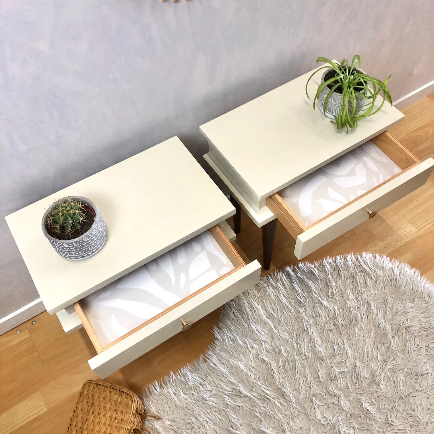 Pair of bedside tables