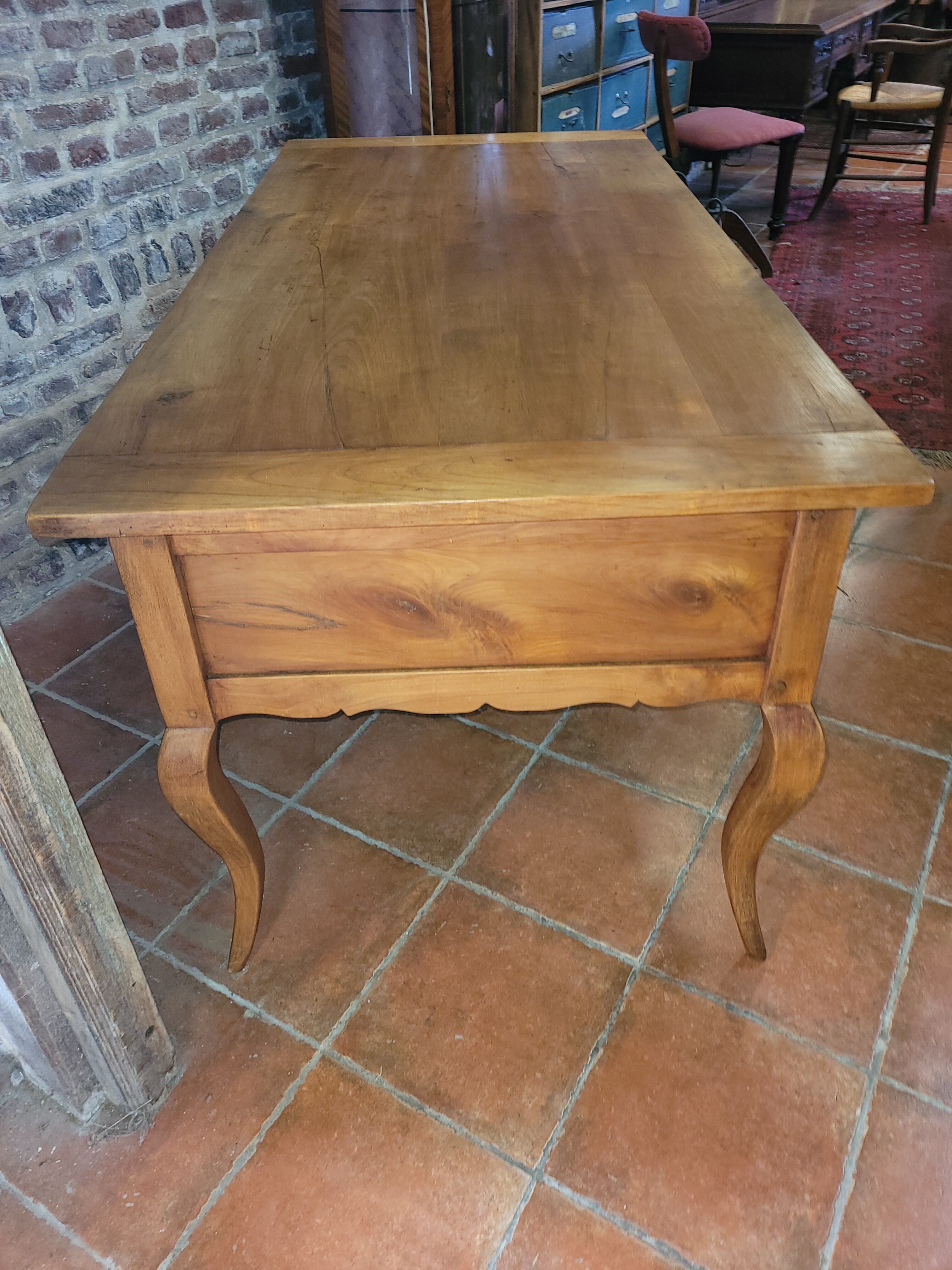 Office louis XV Norman style in cherry tree