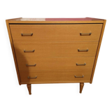 Wooden chest of drawers from the 70s, very good condition