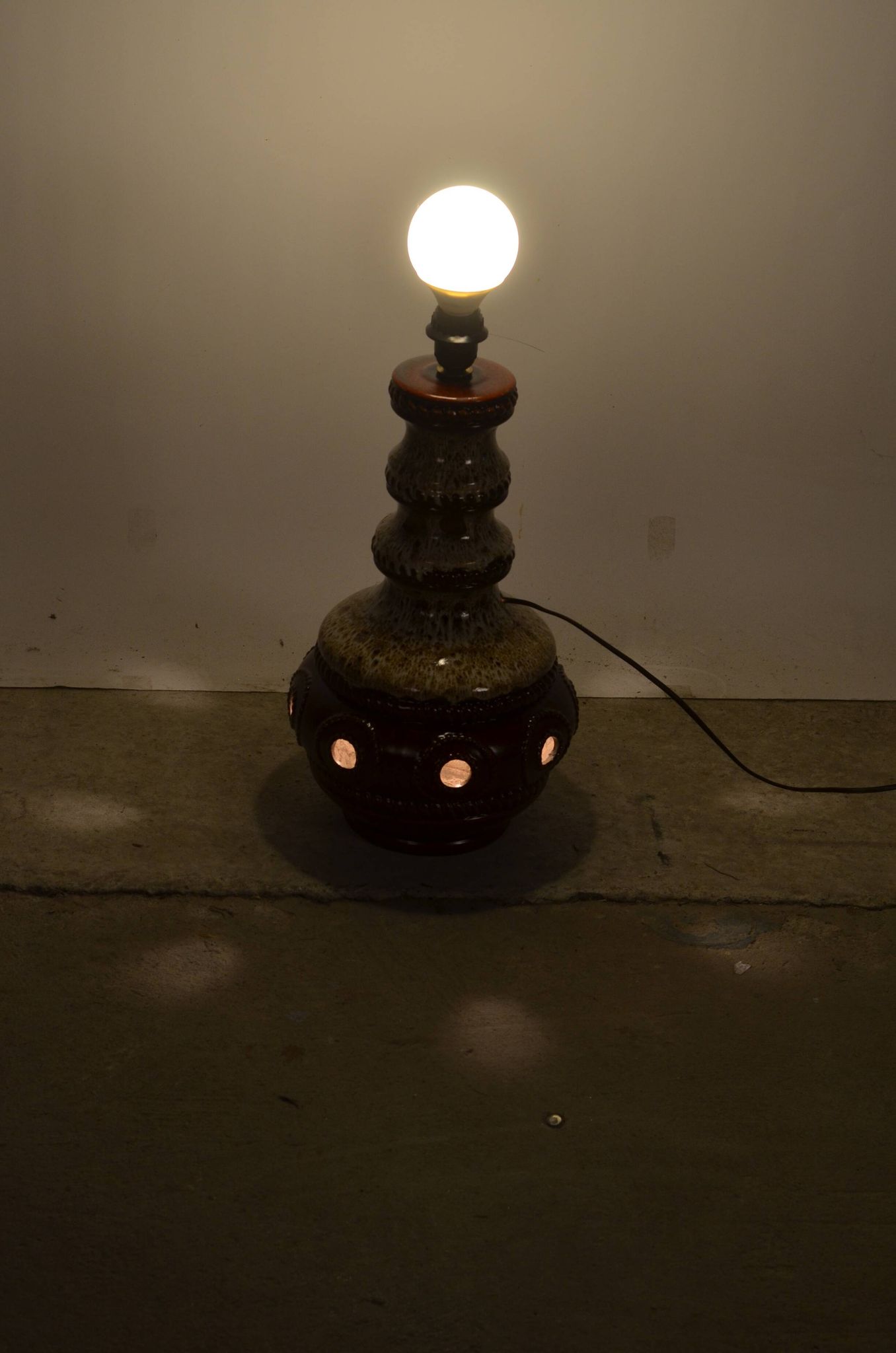 West Germany floor lamp base