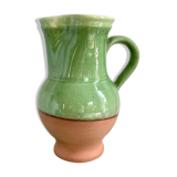 Pitcher jug in glazed terracotta