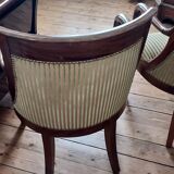 Pair of armchairs style Empire period 19th century