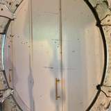 Bevelled venetian mirror, pediment, high 114 cm