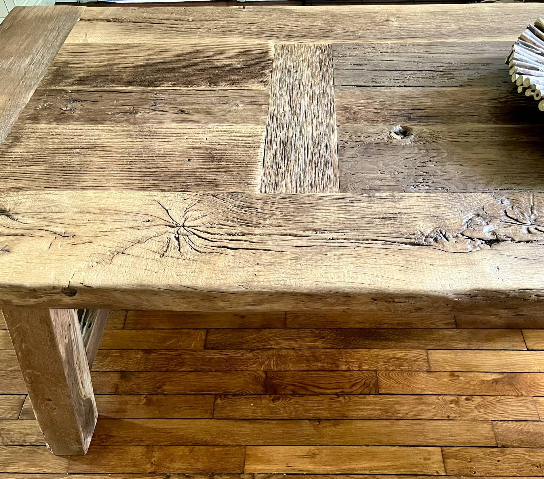 Table de ferme Tower – Chêne Ancien 260 cm