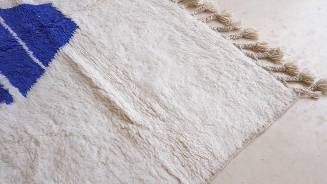 Traditional handmade Beni Ouarin rug 150 x 250 cm