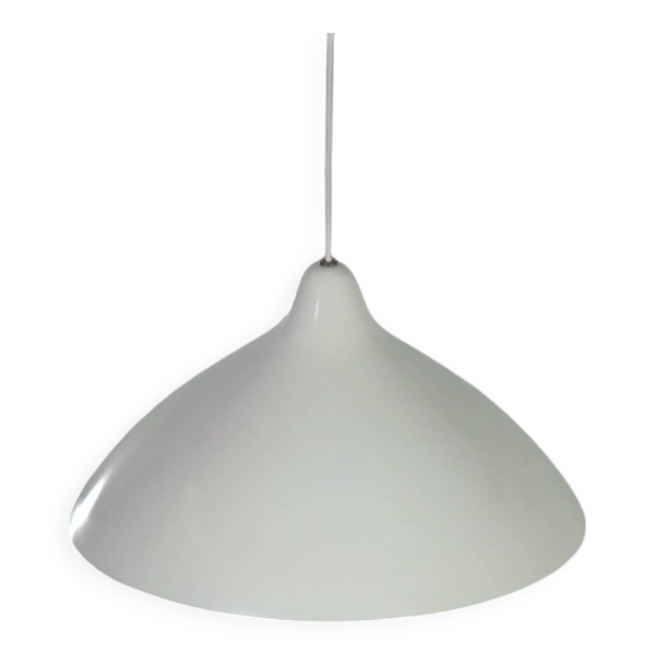 Pendentif blanc par lisa johansson – pape pour orno, finlande, années 1950