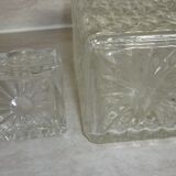 Moulded glass whisky decanter from the 60s