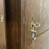 English oak wardrobe from the early 20th century.