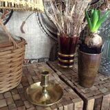 Copper candle holder