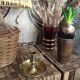 Copper candle holder