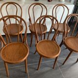 Series of 6 bistro chairs