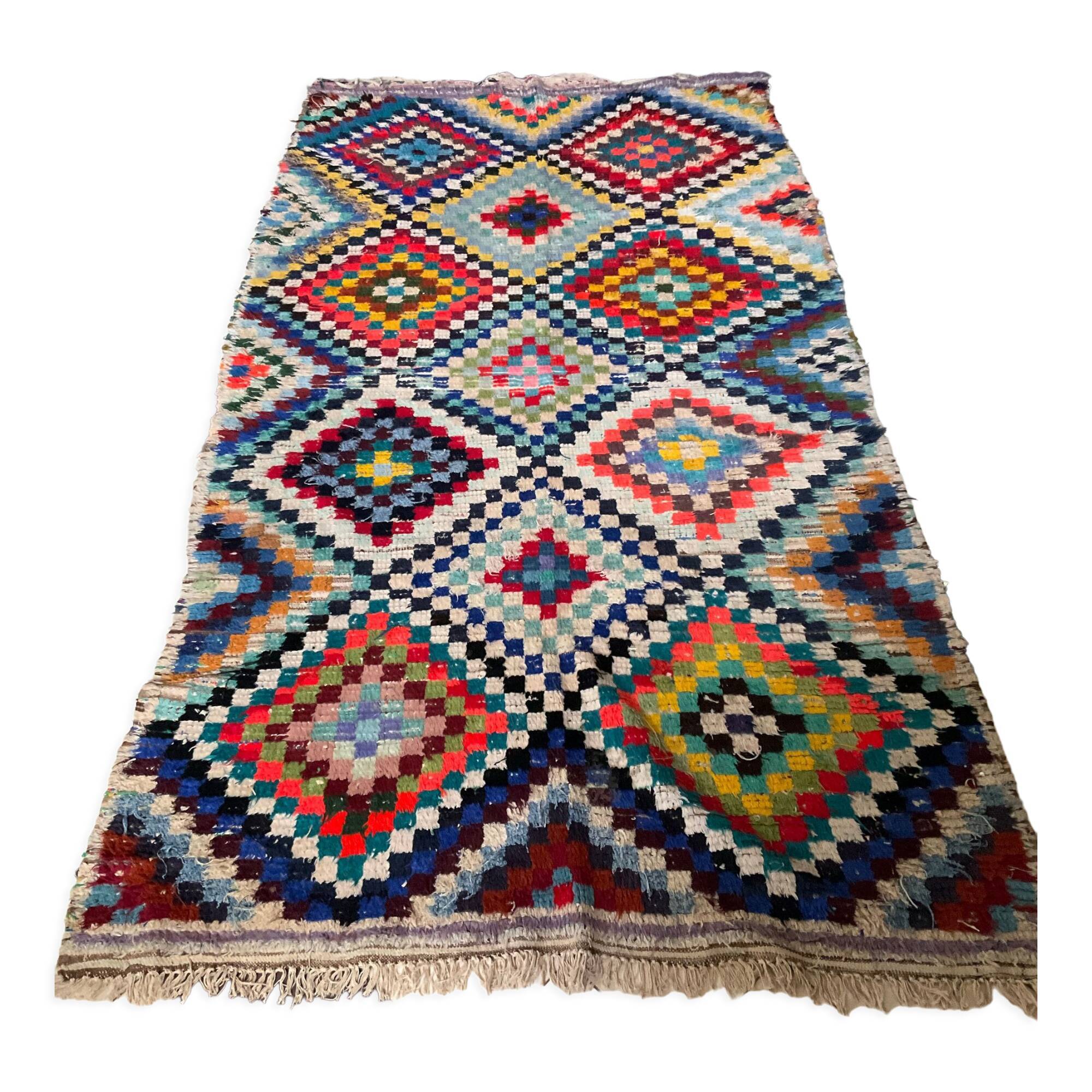 Boucharouite carpet, 264x140 cm