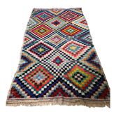 Boucharouite carpet, 264x140 cm