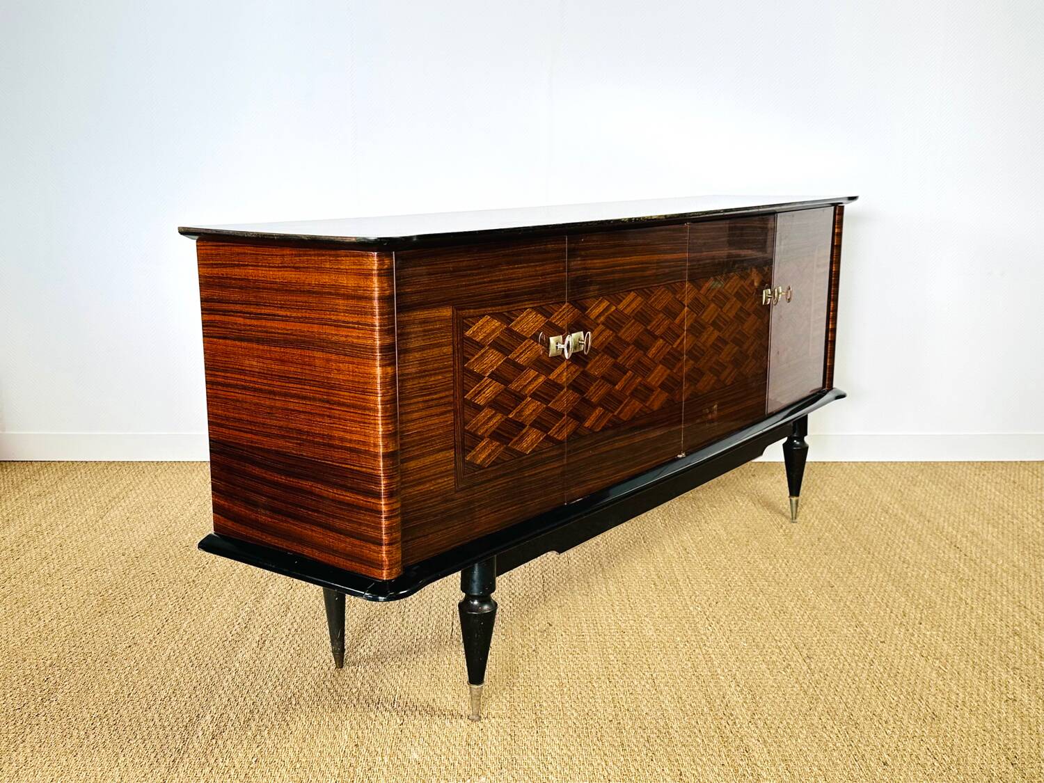 Art Deco buffet in Macassar ebony 1940