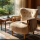 Danish armchair, made by a master cabinetmaker from Denmark, 1940s.