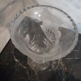 Vase  en cristal taillé