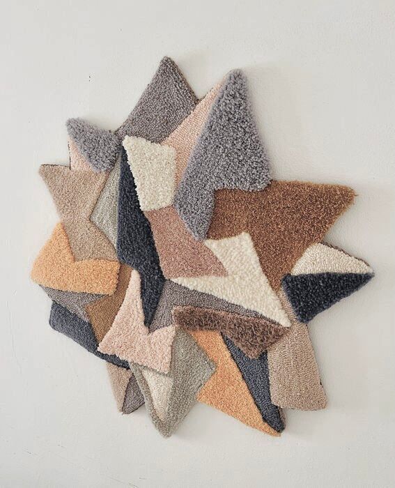 Wall tapestry (unique piece) by the artist Jules Vissers