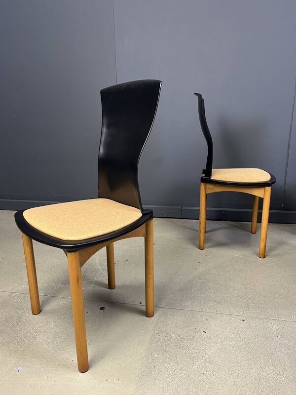 Chaises de salle à manger Pelope vintage par Francesco Binfarè pour Cassina, années 1990
