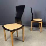 Vintage Pelope dining chairs by Francesco Binfarè for Cassina, 1990s