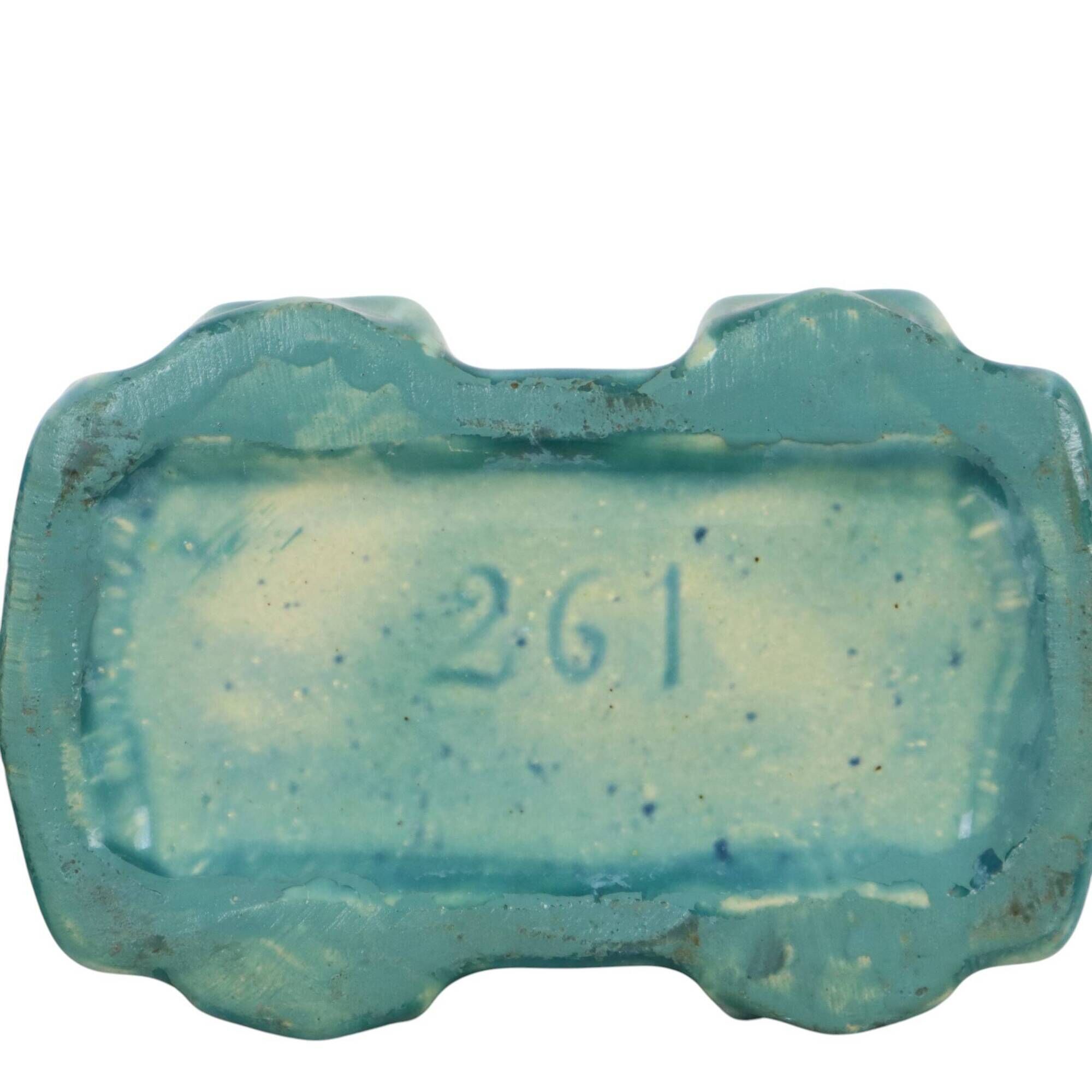 Belgian Art Deco Turquoise Earthenware Vases, Thulin, 22 cm
