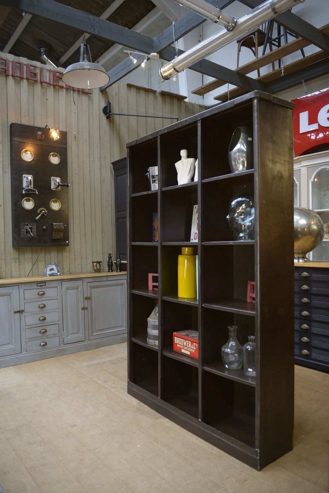 Industrial shelf 1950 metal