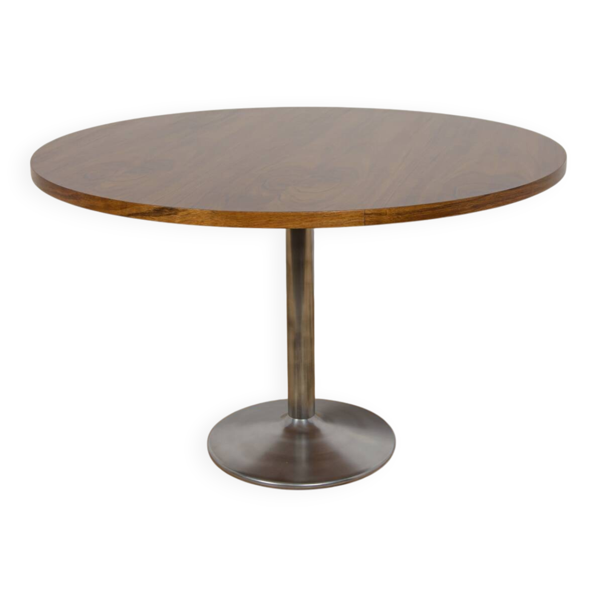 Mid-Century Teak Modern Round Dining Table, Denmark, 1970s