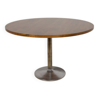 Mid-Century Teak Modern Round Dining Table, Denmark, 1970s