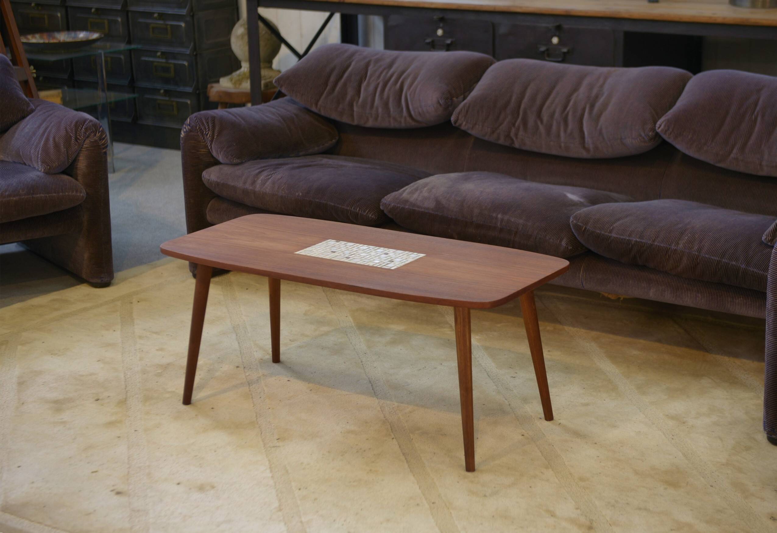 1960s Scandinavian mosaic coffee table