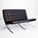 Barcelona vintage 2-seater sofa – high-quality reproduction of Mies van der Rohe's design.