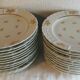 Lot plates porcelain art of Limoges