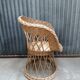 Fauteuil en osier rotin adulte