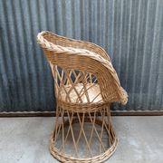 Fauteuil en osier rotin adulte