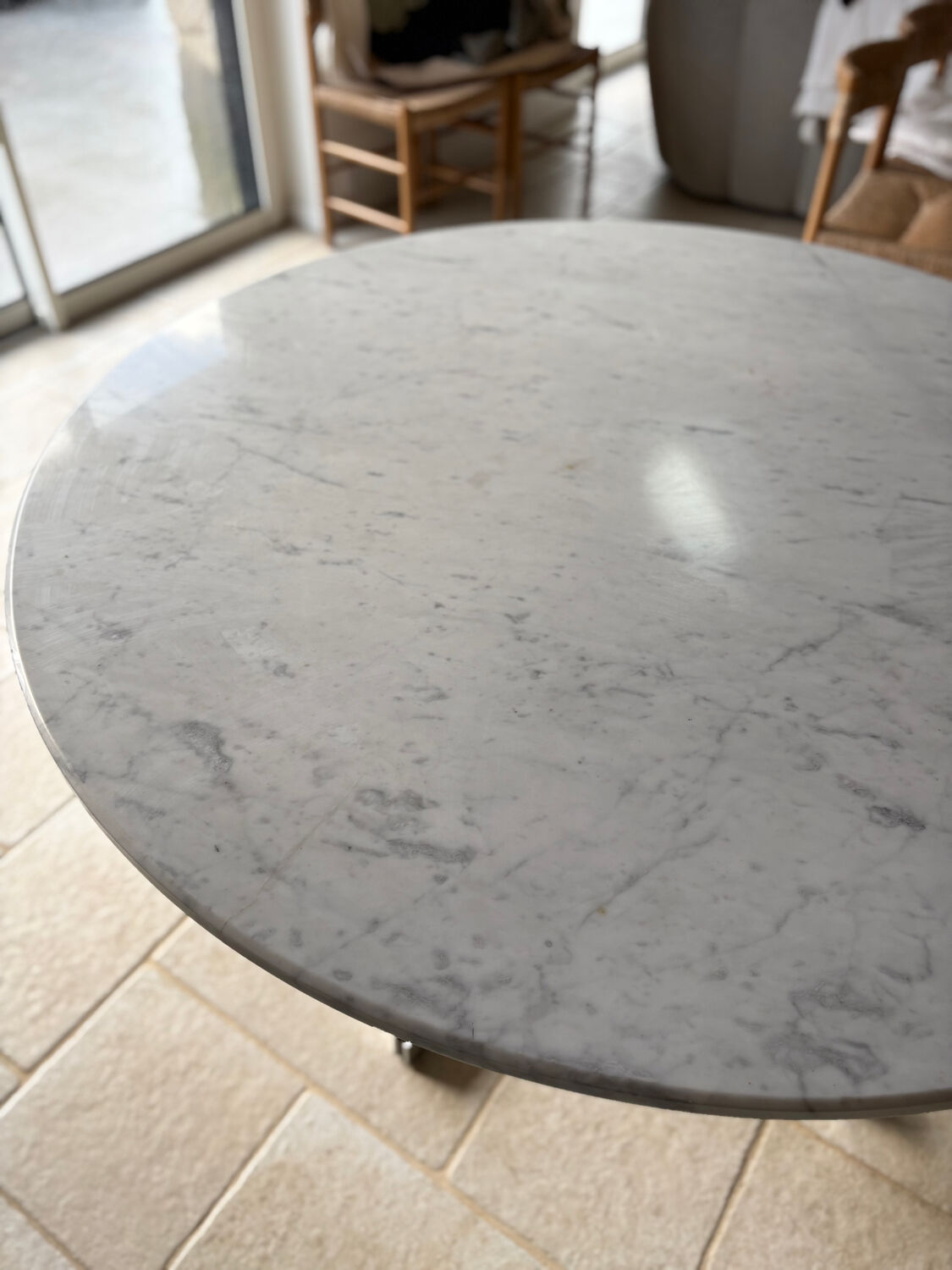 Marble table by Claude Gaillard for Ligne Roset