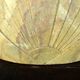Suite of 4 wall lamps, plaster, painted faux-marble