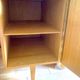 1960s vintage Scandinavian desk in golden oak