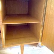 Bureau vintage scandinave 1960 chene dore