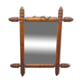 Antique bamboo mirror