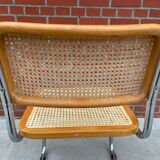 Cesca design chair b32 model in chrome