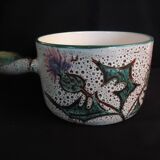 Vallauris frying pan with "Aux Chardons" motif, by Etienne Daniel