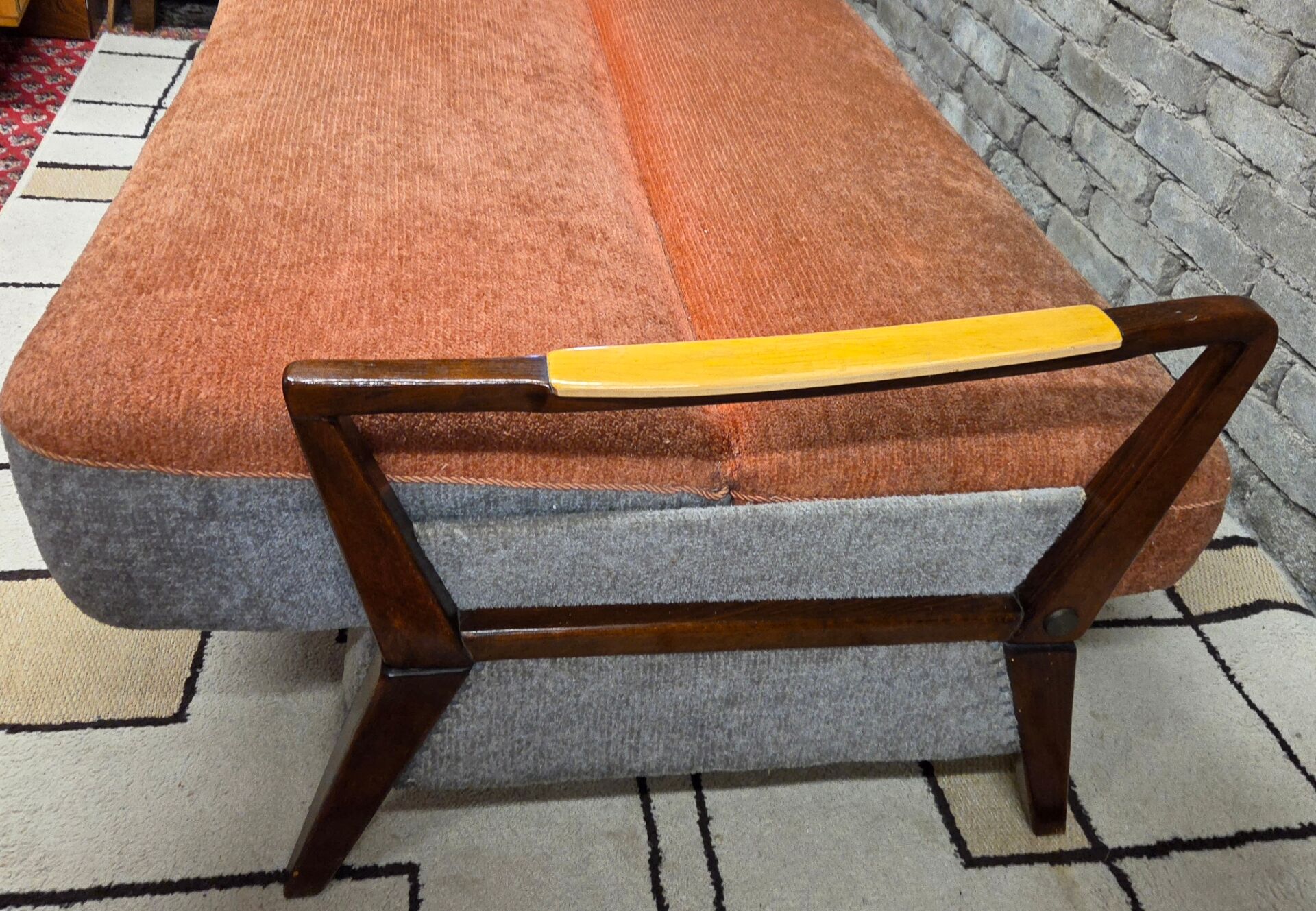 Scandinavian convertible sofa, 1960s-70s